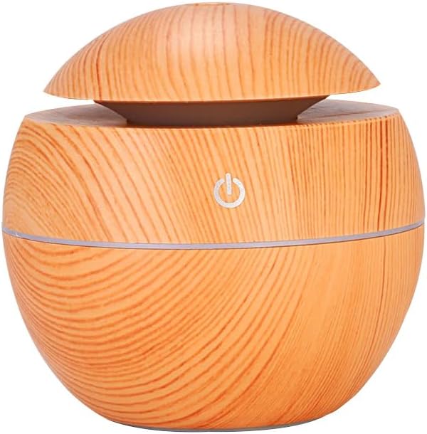 Desktop mini personal ultrasonic humidifier aromatherapy with colorful LED night light, office, bedroom, dorm room, portable, USB power