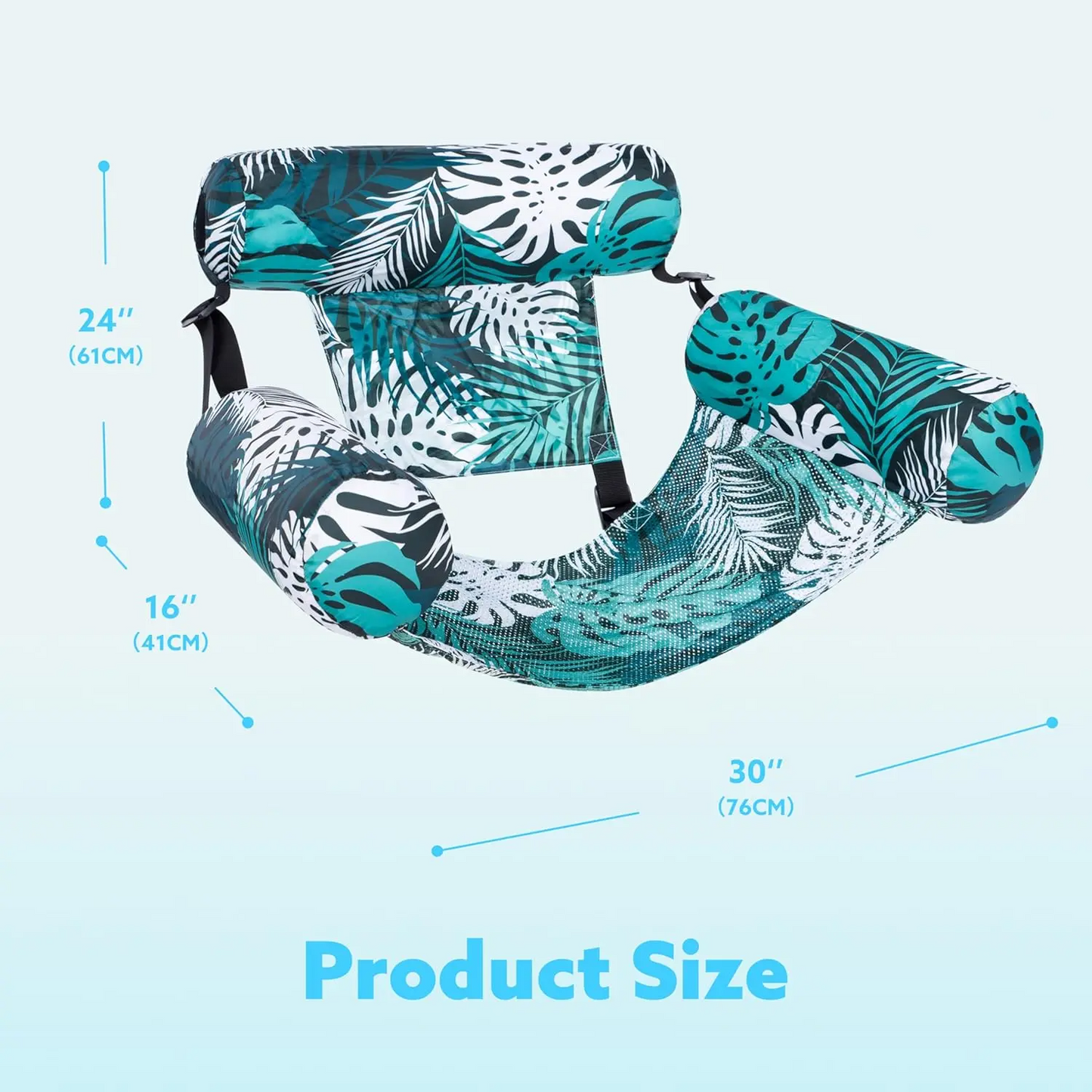 Inflatable Pool Floats Adult, 2 Packs / 1 Pack Floating Lounge Chairs
