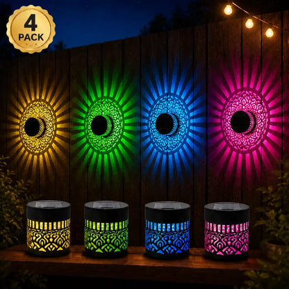 Seven-Color Changing Solar Mandala Projection Wall Light