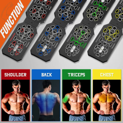 Foldable Multifunctional Push Up Board, Home Fitness Equipment for Chest Muscle Exercise, Professional Equipment for Burning Fat, Home Workout Equipment, Home Workout Gear