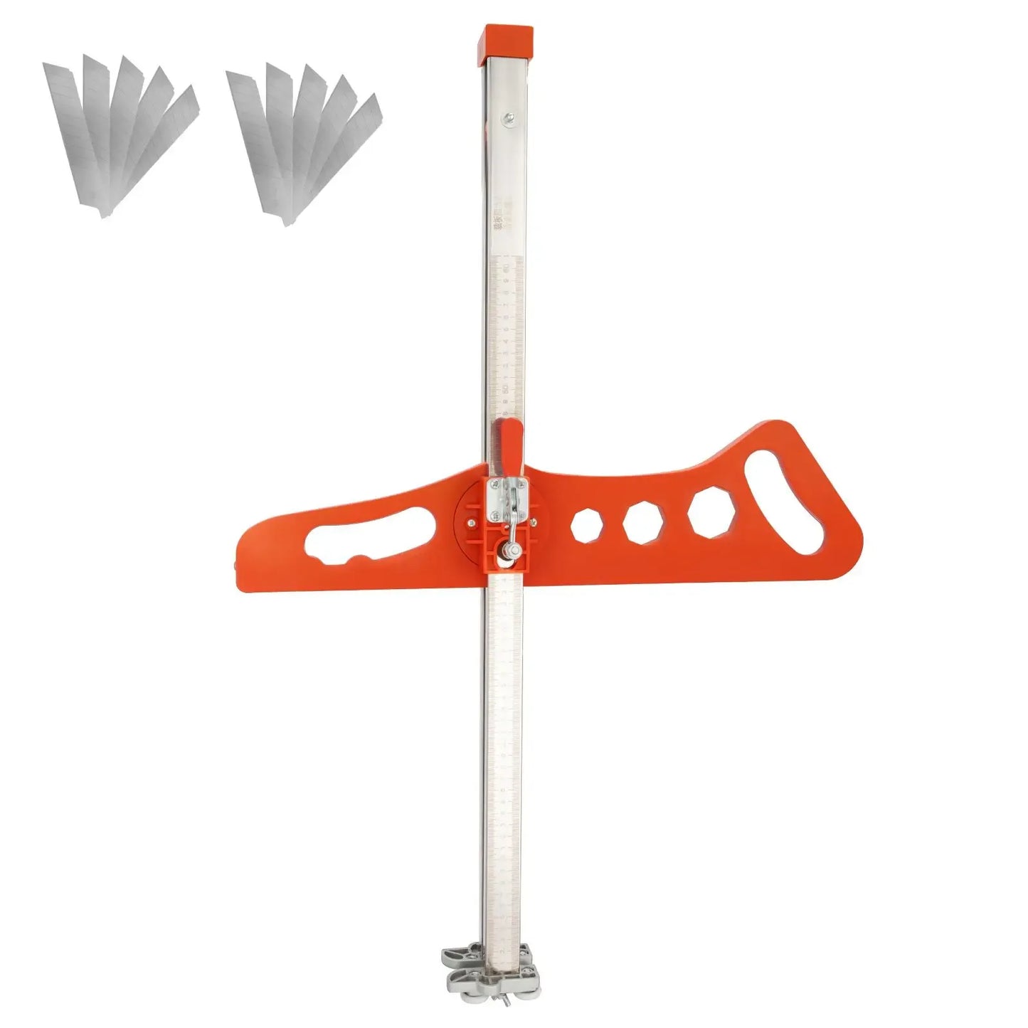 Durable Drywall Cutter Aluminum Alloy Foldable Hand Push Tool for Precise Cutting & Board Cutting up to 13mm Thickness Dust-Free & Shock-Resistant Design