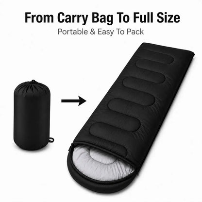 Portable Outdoor Sleeping Bag For Camping Travel Emergency Use Lightweight Warm Sleeping Sack