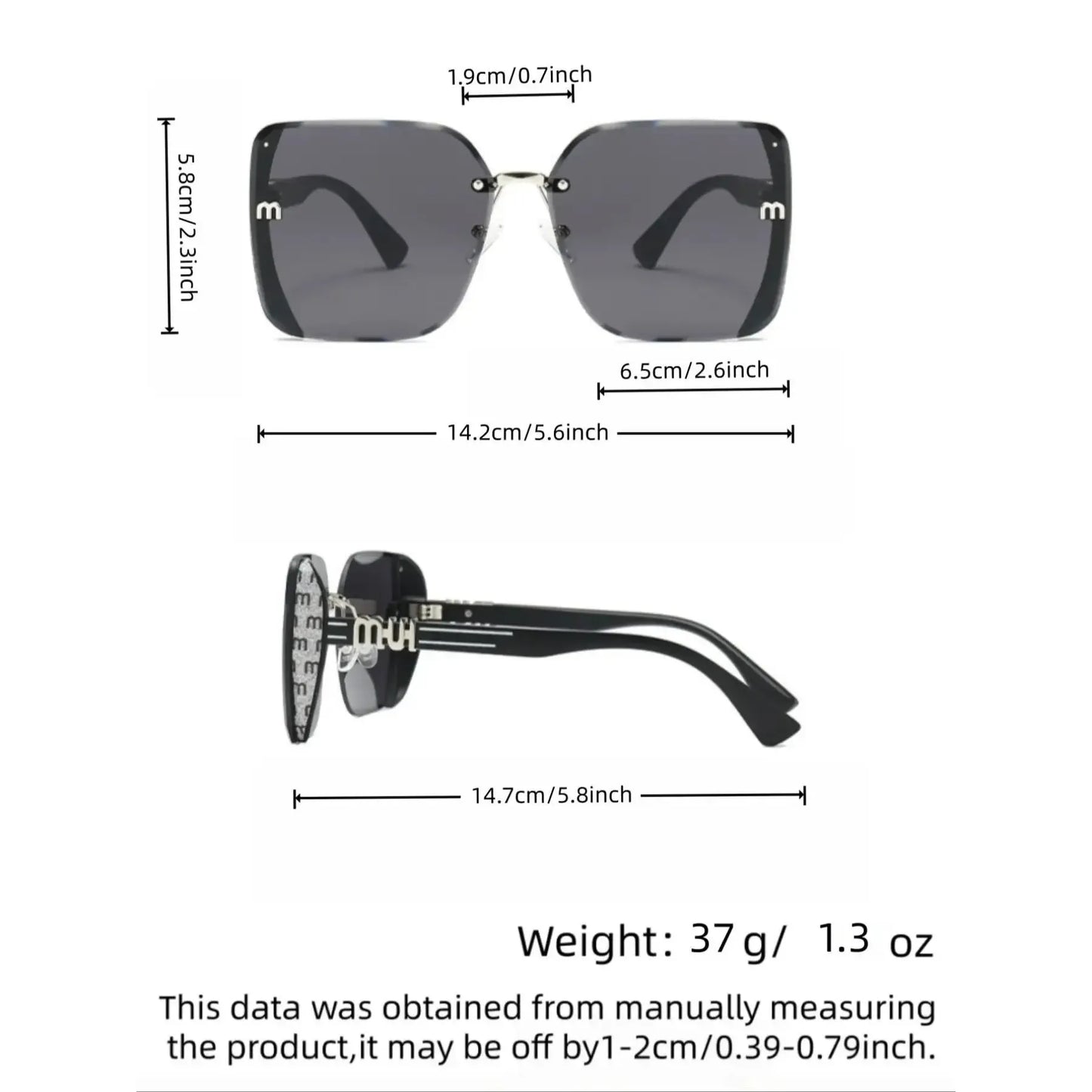 2026 Unisex Large-Frame Fashion Glasses