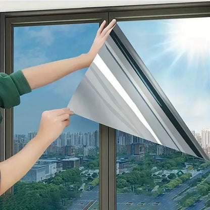 Window Glass Film,Anti-Peeping & Sunshade Window Film