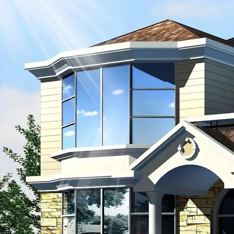 Window Glass Film,Anti-Peeping & Sunshade Window Film