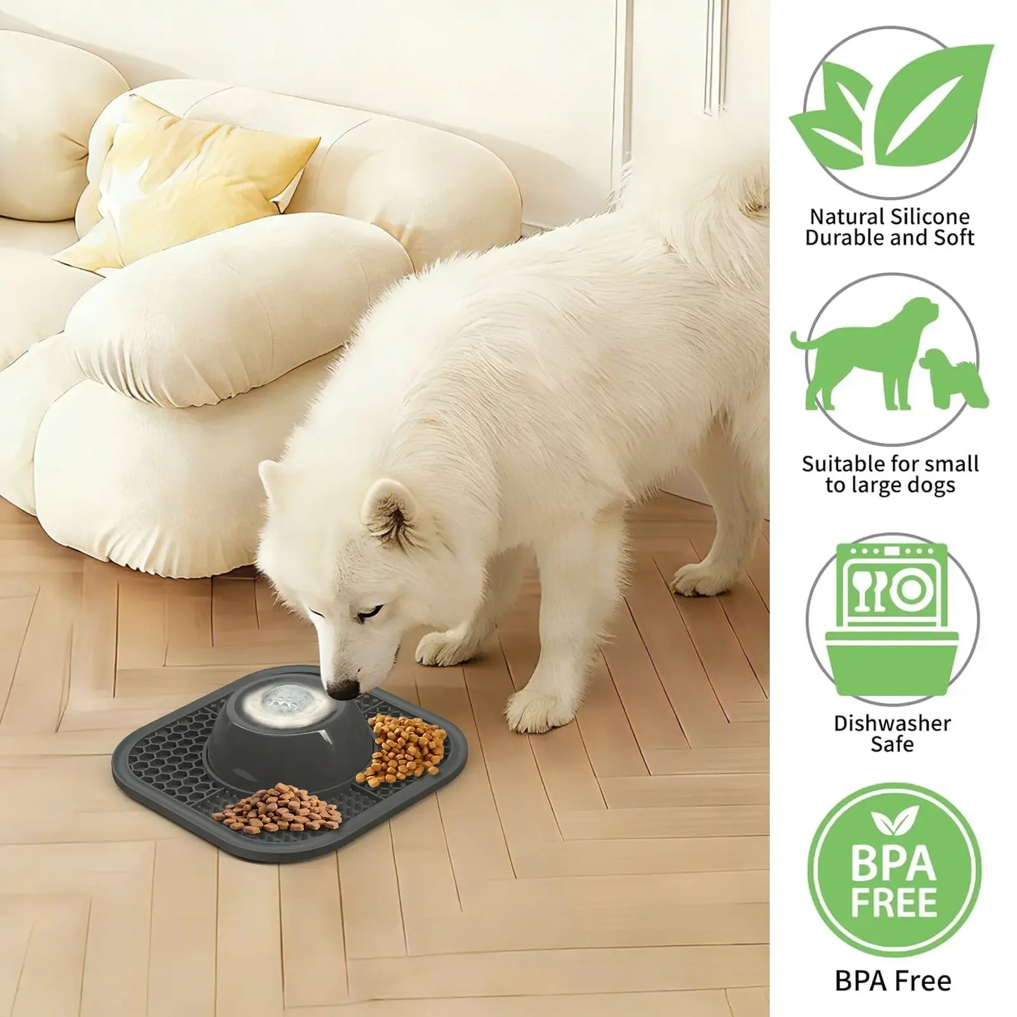 Slow Feeder Dog Bowls for Liquid Treat