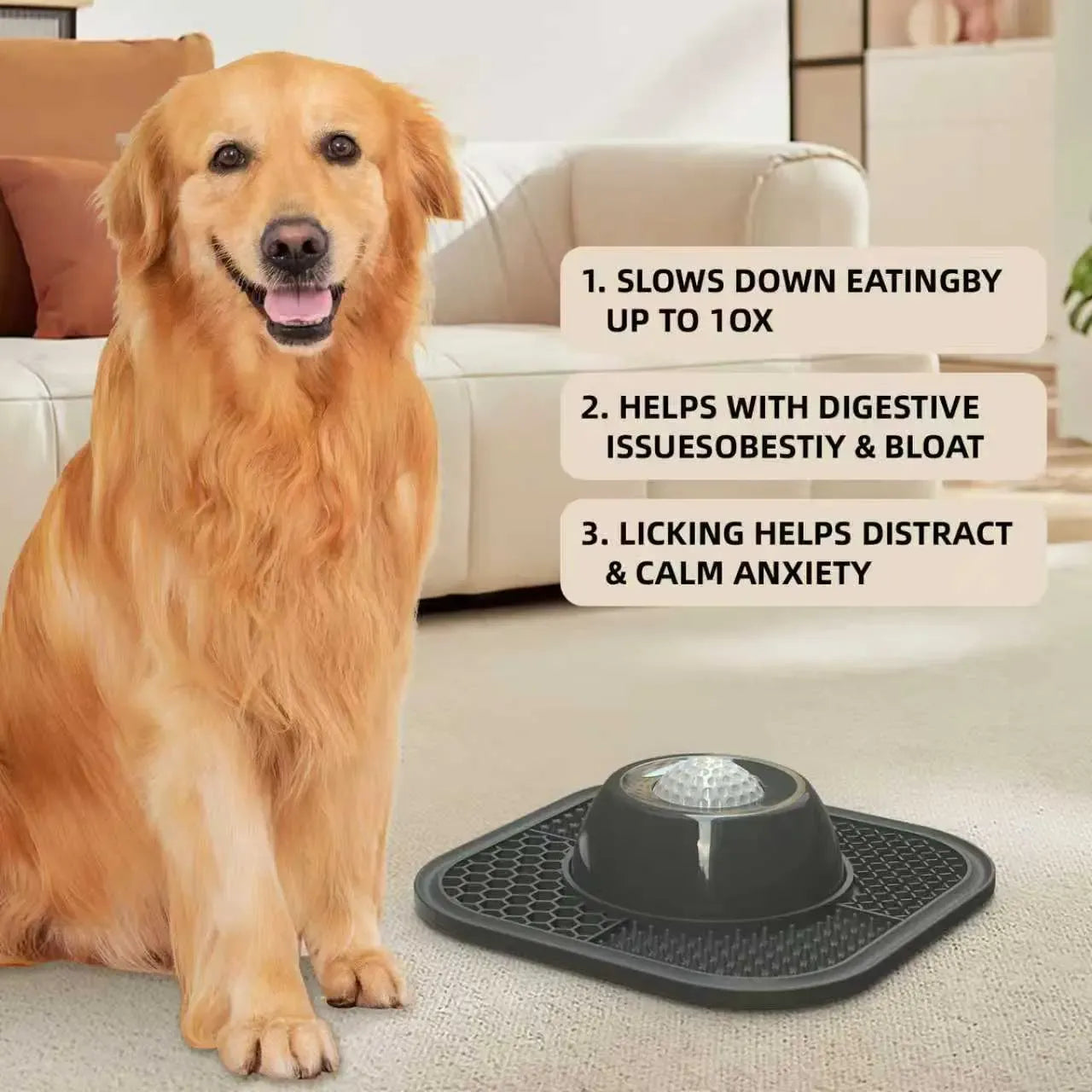 Slow Feeder Dog Bowls for Liquid Treat