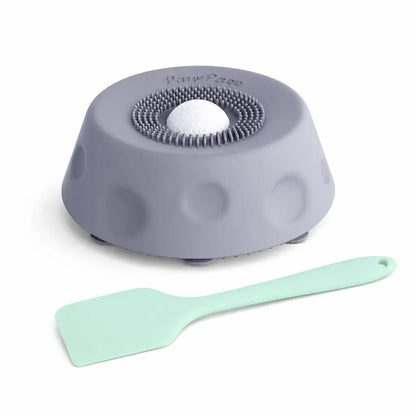 Soccer Style Multi purpose dog bowl Dog Liquid Slow Feeder,Lick Bowl Mat with Ball ,8 Extra Large Suction Cups