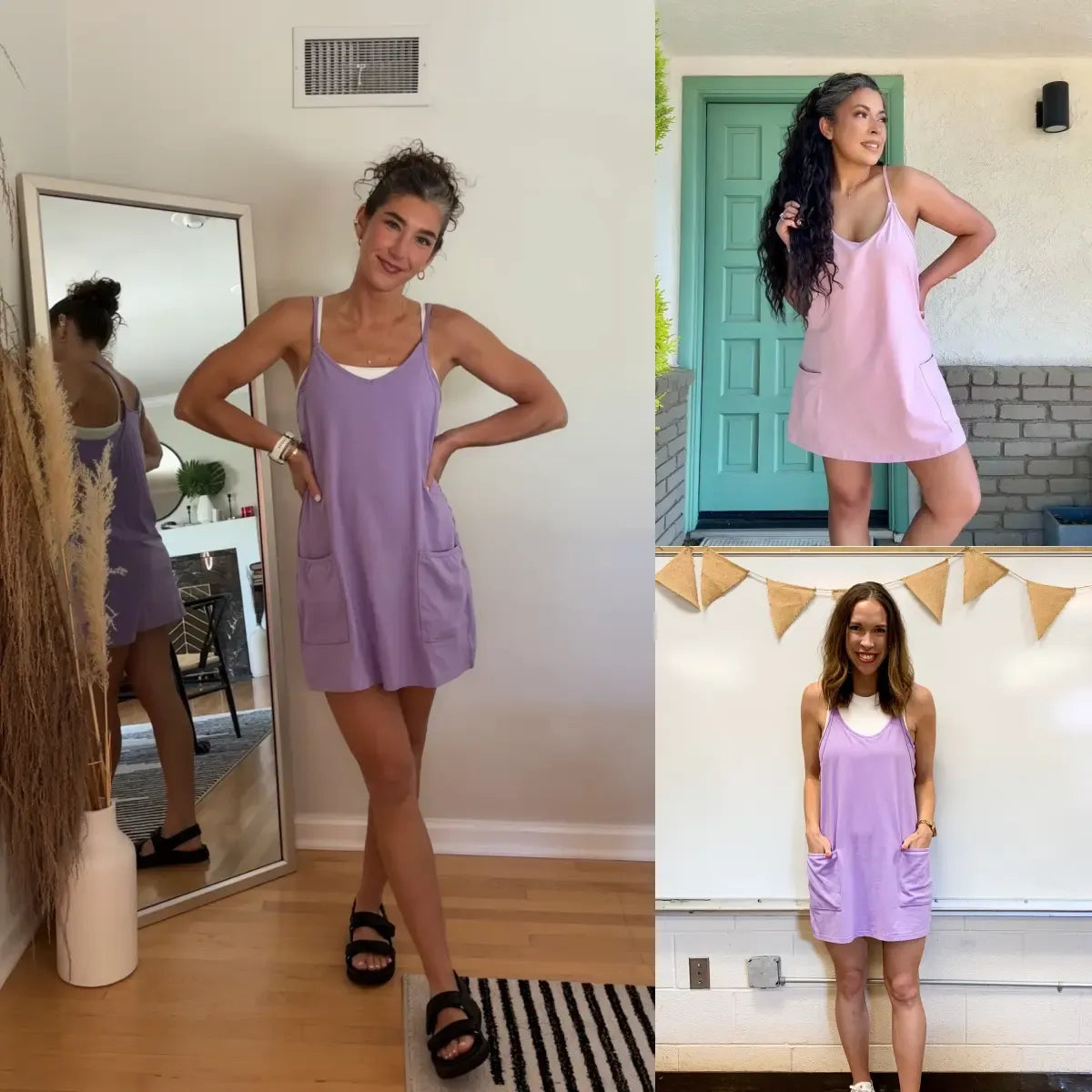 Women's Sleeveless Sports Romper Dress