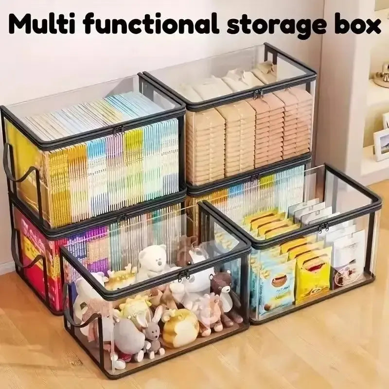 Safe, non-toxic Large Clear Thick Plastic Storage Box