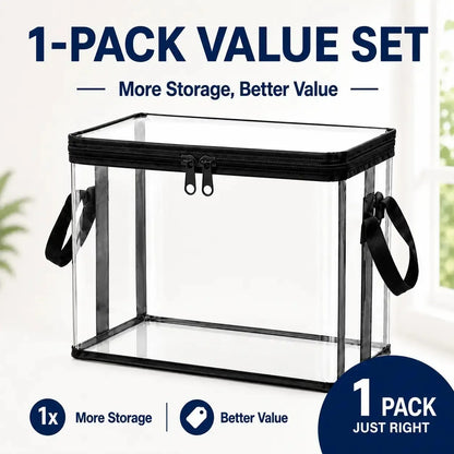 Safe, non-toxic Large Clear Thick Plastic Storage Box