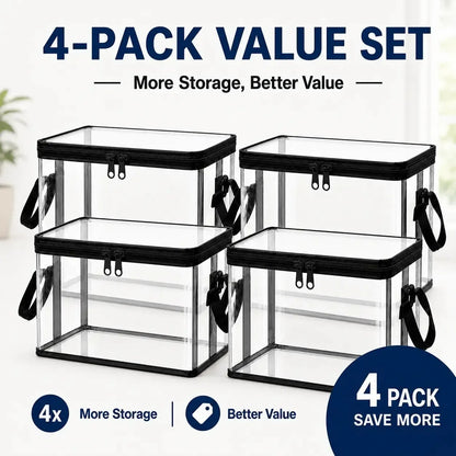 Safe, non-toxic Large Clear Thick Plastic Storage Box
