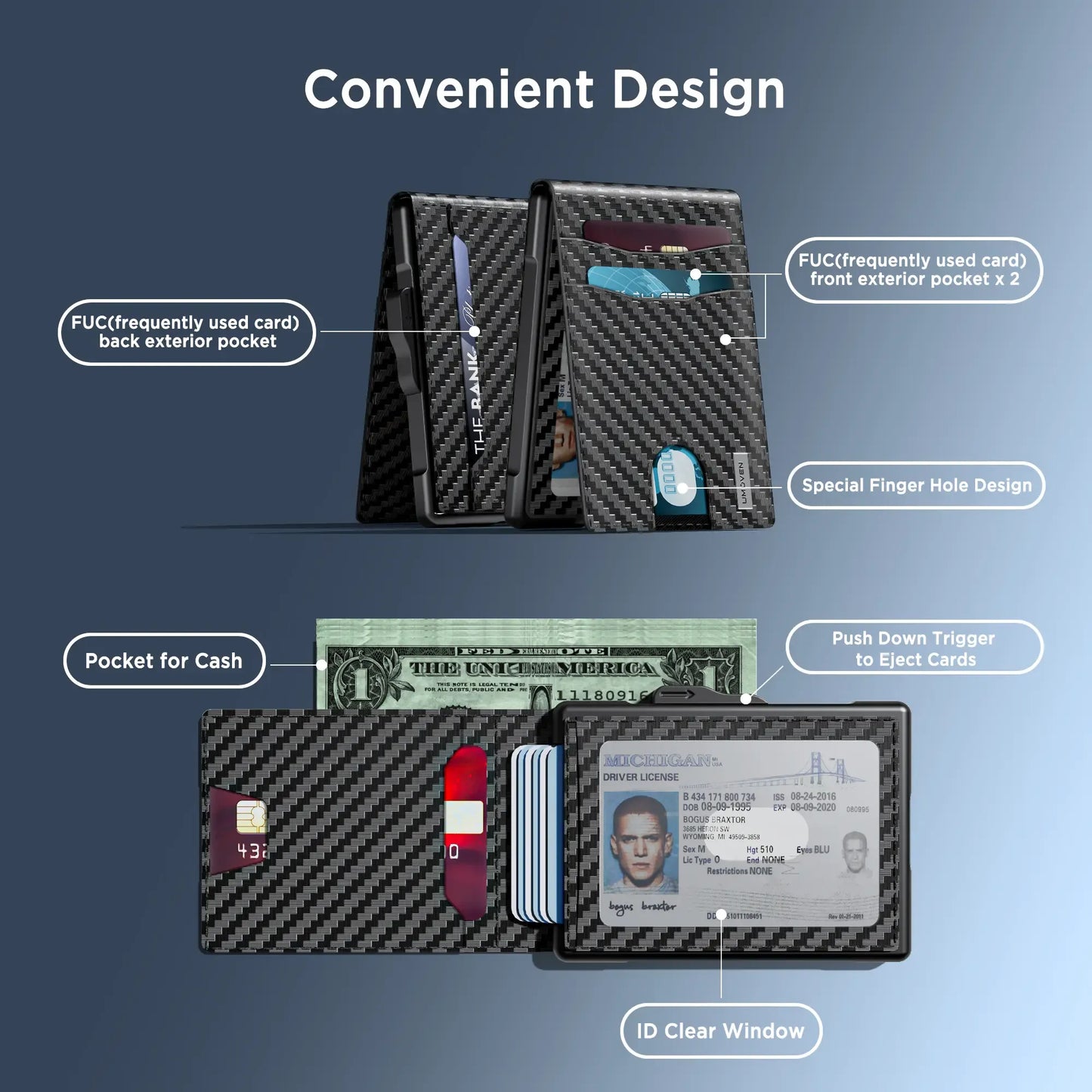 Wallet for Men - Pop Up Case