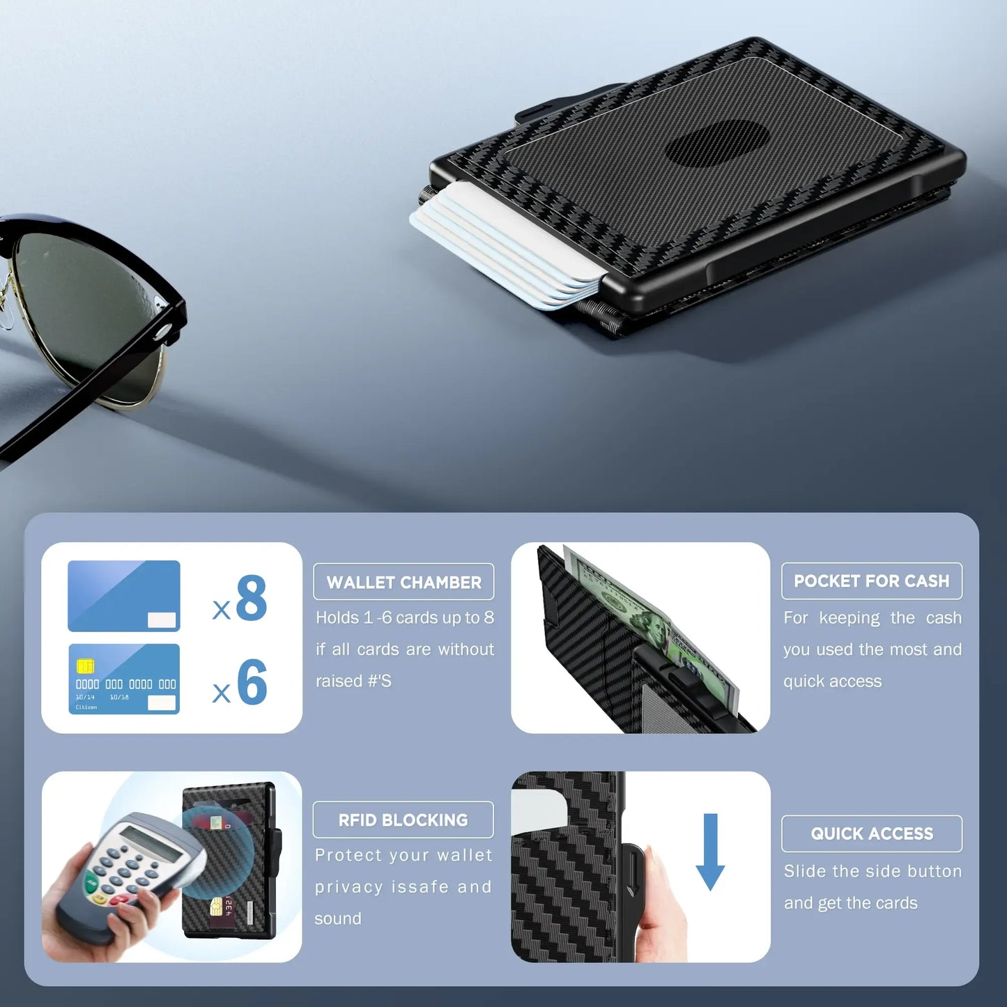 Wallet for Men - Pop Up Case