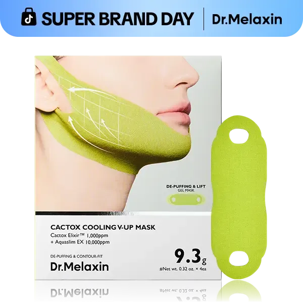 V-LIFTING MEWING BAND with Cactus Cooling Reduce Puffiness & Pore Tightening for Visible Pore Care Skin Repair