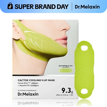 V-LIFTING MEWING BAND with Cactus Cooling Reduce Puffiness & Pore Tightening for Visible Pore Care Skin Repair