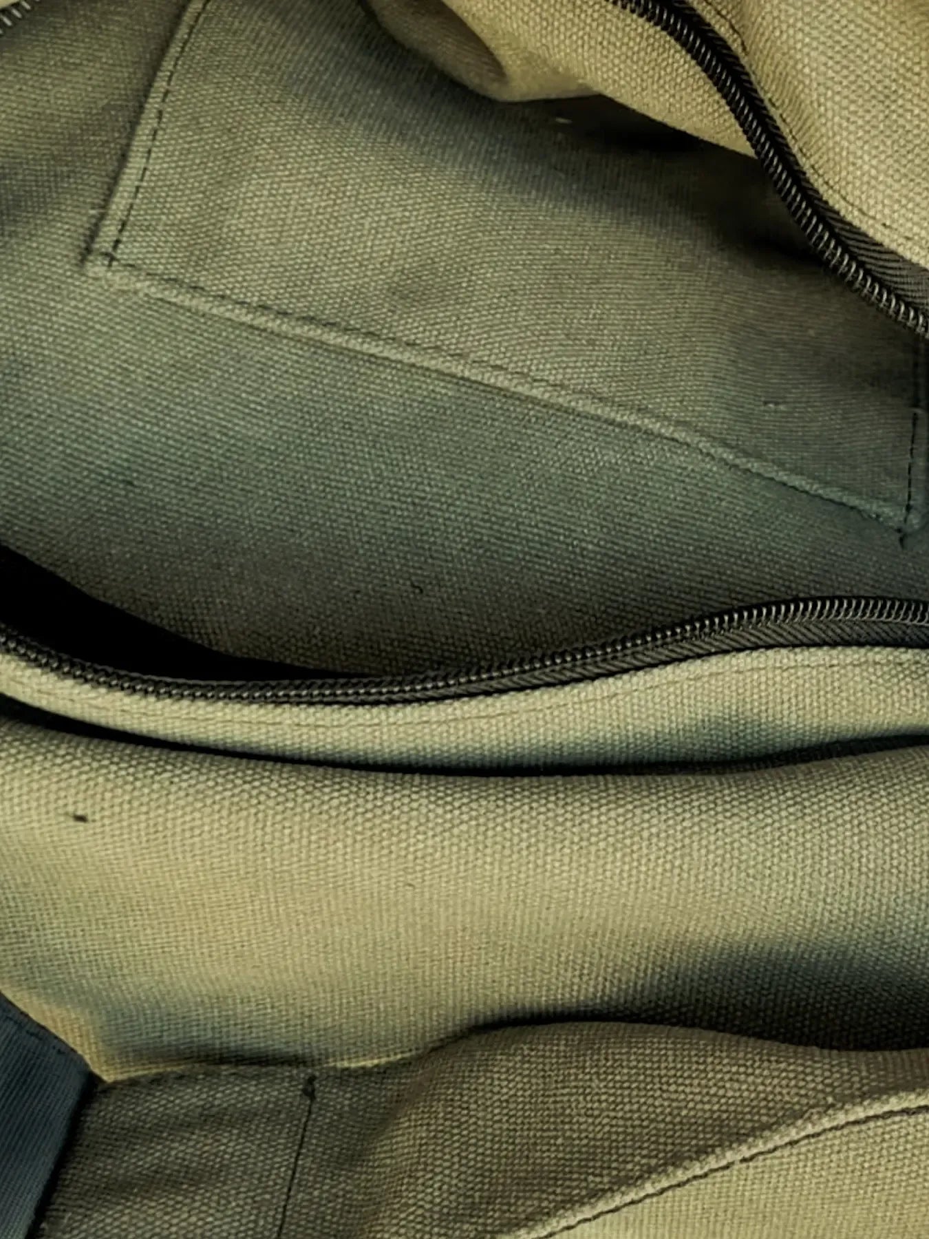 Men's Plain Canvas Crossbody Bag