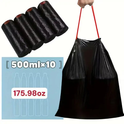 Plastic Garbage Bags, Home Supplies, Convenient Durable Trash Bag, Non-Toxic Waste Cleaning Storage, Kitchen Bathroom Bedroom Office Accessories, Sturdy Trash Bags