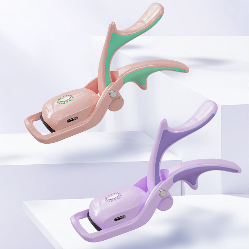 Heated Eyelash Curlers, USB Rechargeable Temperature Control Eyelash Curler, 3 Modes Heated, Portable Electric Eyelash Curler, Quick Natural Curling