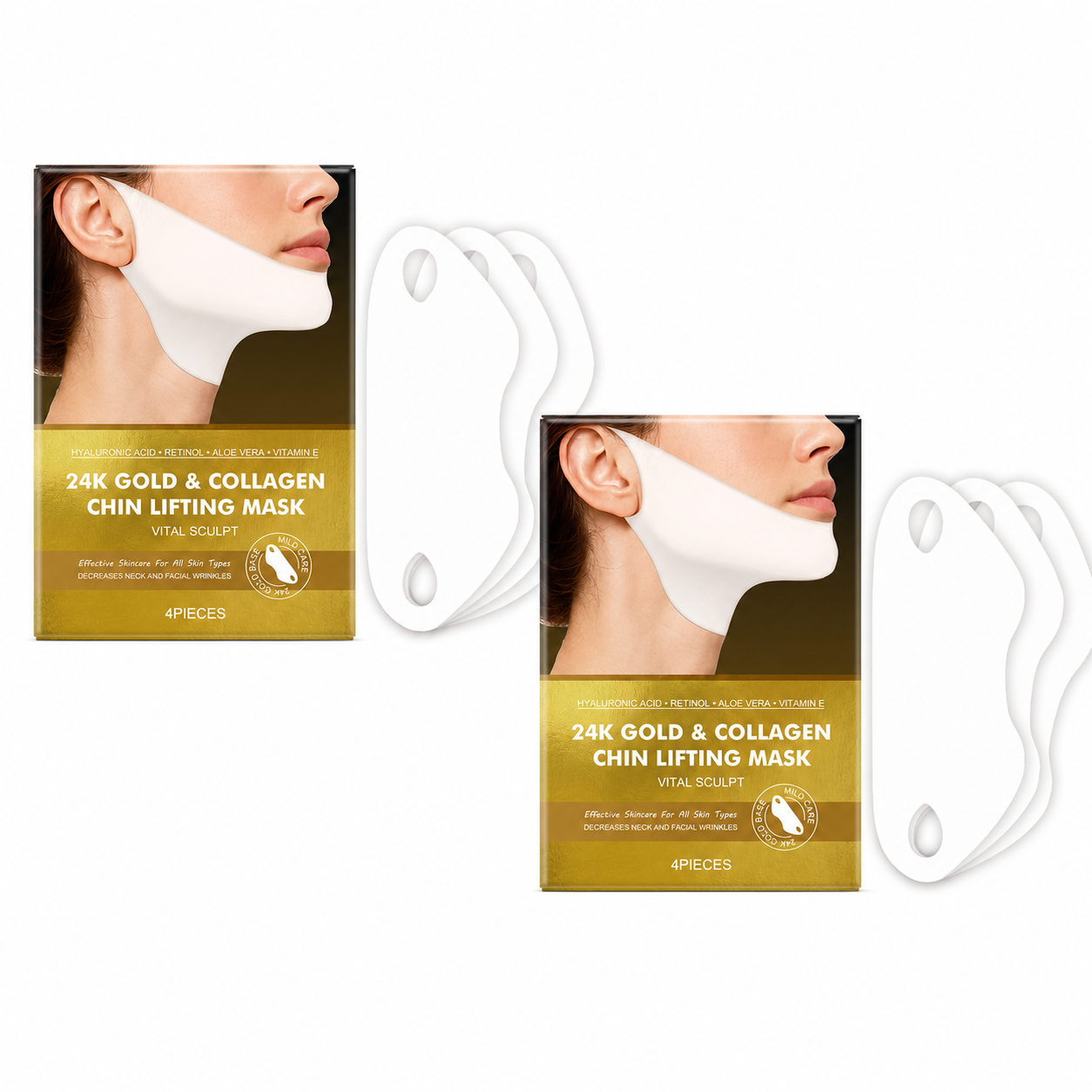 Line Lifting Mask – Choose 24K Gold– Instant Glow