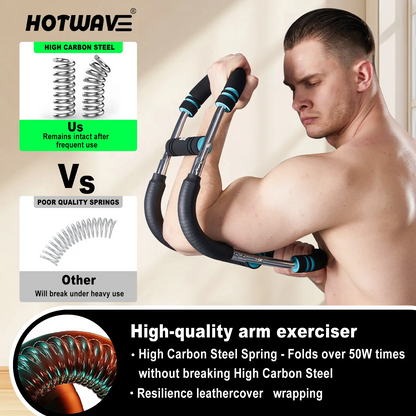 Arm Trainer, Adjustable Chest Workout Equipment, Arm Trainer for Men, Chest Trainer for Men, Shoulder Muscle Training, Portable Spring Resistance Home Fitness Equipment summerwins summerwins