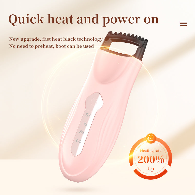 Heated Eyelash Curlers, Professional Electric Eyelash Curler Rechargeable Heated Lash Curler with 3 Temp Settings, Eyelash Curling Tool for Women Girls