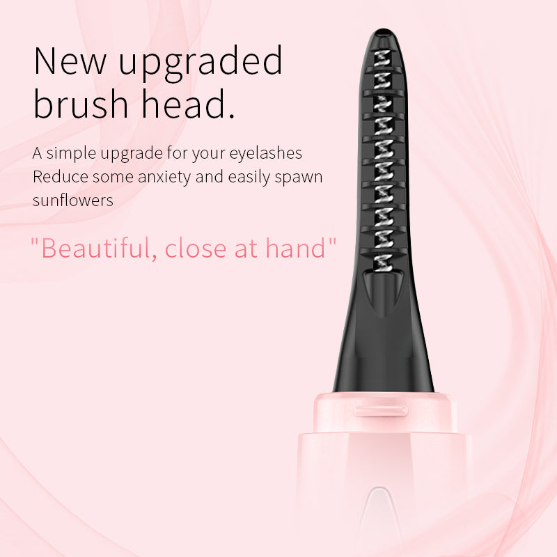 Heated Eyelash Curler for Women - 10s Fast Heating, 4 Adjustable Temp (131℉ - 185℉), LED Display, 24H Long-Lasting Curling Eye Lash Curler, Ergonomic Design, Travel-Friendly Makeup Tool Gift