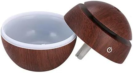 Desktop mini personal ultrasonic humidifier aromatherapy with colorful LED night light, office, bedroom, dorm room, portable, USB power