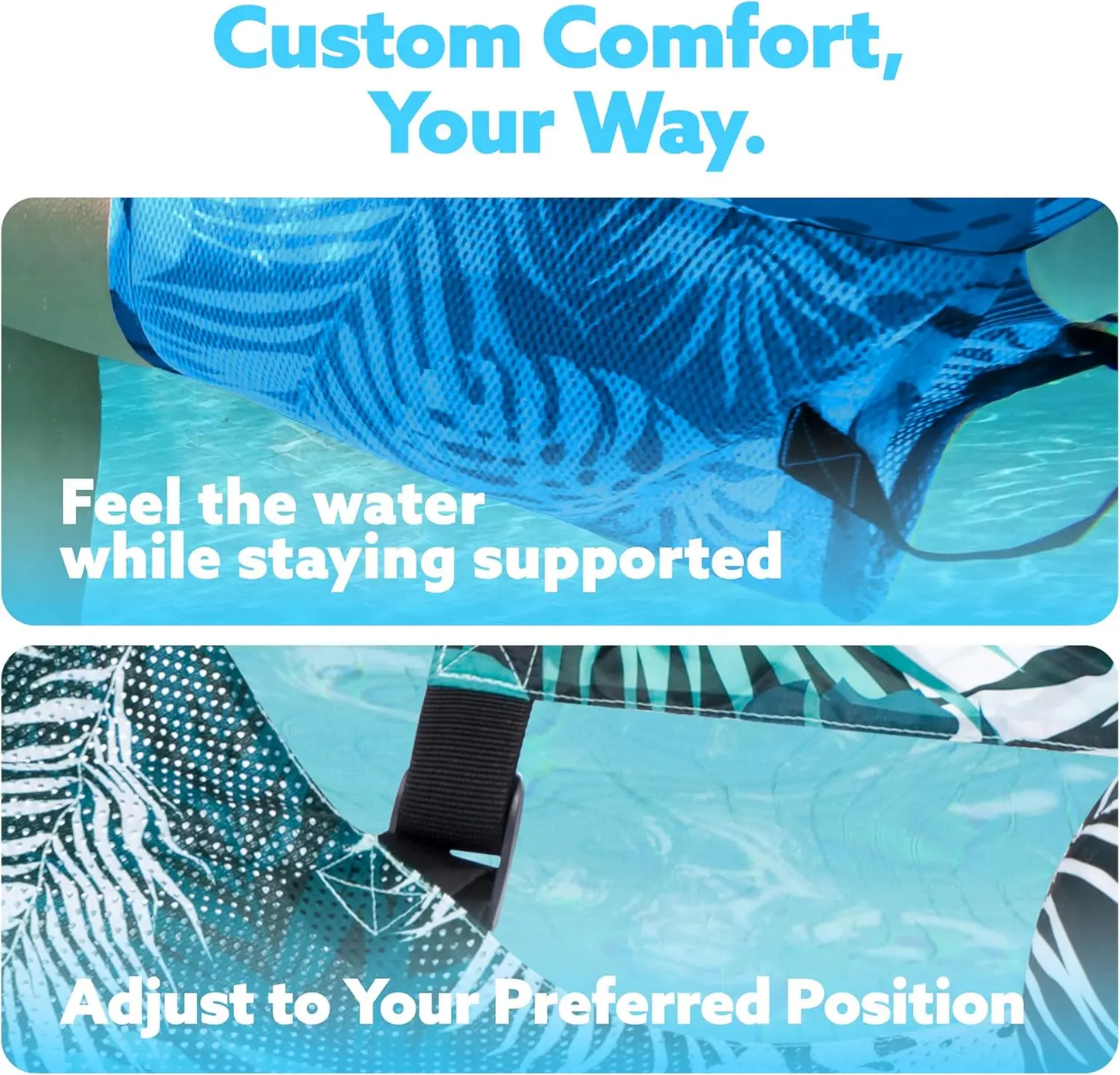 Inflatable Pool Floats Adult, 2 Packs / 1 Pack Floating Lounge Chairs