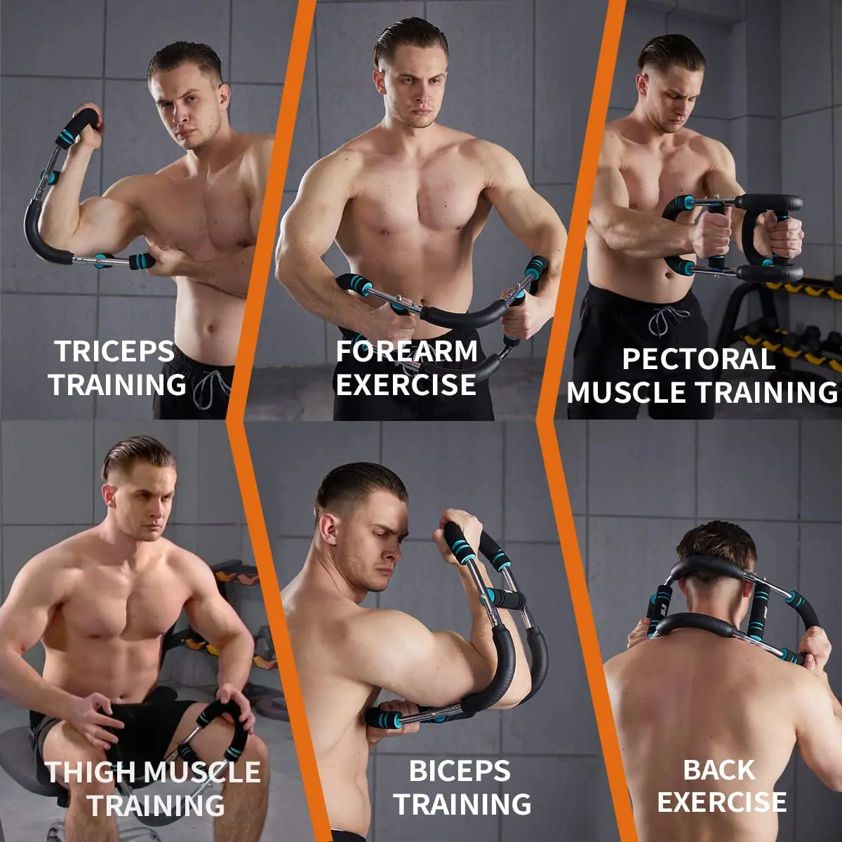 Arm Trainer, Adjustable Chest Workout Equipment, Arm Trainer for Men, Chest Trainer for Men, Shoulder Muscle Training, Portable Spring Resistance Home Fitness Equipment summerwins summerwins