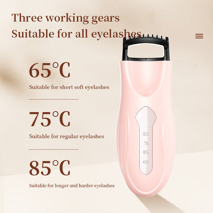 Heated Eyelash Curlers, Professional Electric Eyelash Curler Rechargeable Heated Lash Curler with 3 Temp Settings, Eyelash Curling Tool for Women Girls