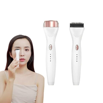 5D Push Heated Eyelash Curler, Electric Heated Eyelash Curler Lash Curler, Long-Lasting Curls, Adjustable Temperatures, USB Rechargeable for Quick Natural Curling Makeup