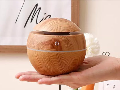 Desktop mini personal ultrasonic humidifier aromatherapy with colorful LED night light, office, bedroom, dorm room, portable, USB power