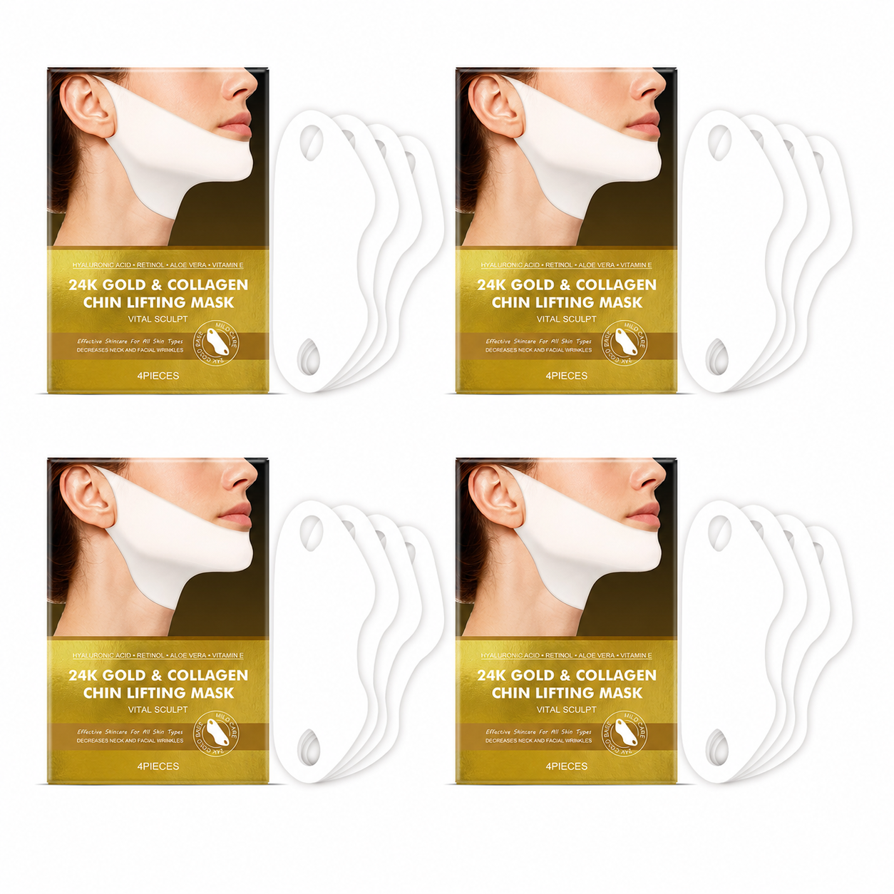 Line Lifting Mask – Choose 24K Gold– Instant Glow