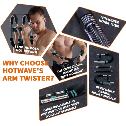 Arm Trainer, Adjustable Chest Workout Equipment, Arm Trainer for Men, Chest Trainer for Men, Shoulder Muscle Training, Portable Spring Resistance Home Fitness Equipment summerwins summerwins