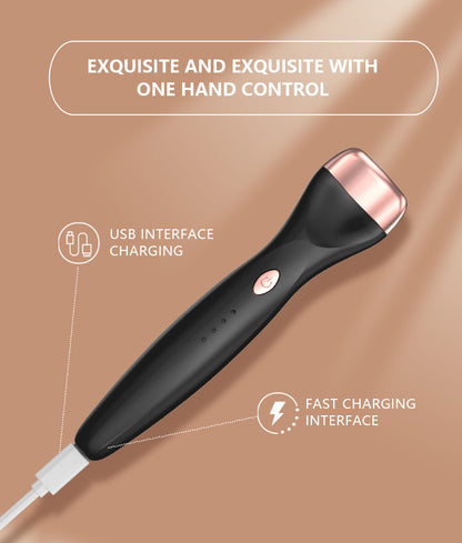 5D Push Heated Eyelash Curler, Electric Heated Eyelash Curler Lash Curler, Long-Lasting Curls, Adjustable Temperatures, USB Rechargeable for Quick Natural Curling Makeup