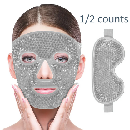 Blue Gel Cooling Ice Mask, Skin Care Mask, Beauty Mask, Facial Mask, 1 Count/ 2 Counts Face Mask/ Eye Mask