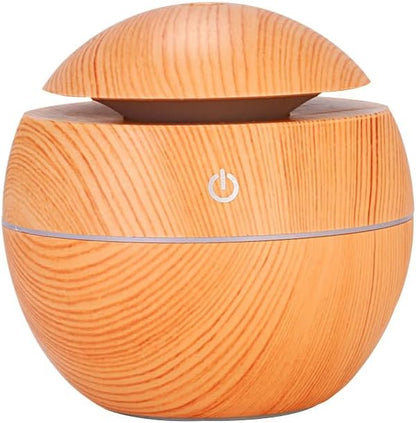 Desktop mini personal ultrasonic humidifier aromatherapy with colorful LED night light, office, bedroom, dorm room, portable, USB power