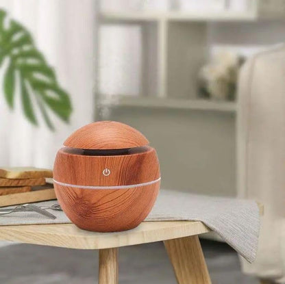 Desktop mini personal ultrasonic humidifier aromatherapy with colorful LED night light, office, bedroom, dorm room, portable, USB power
