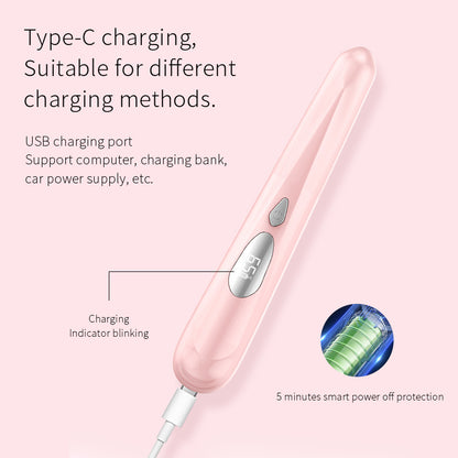 Heated Eyelash Curler for Women - 10s Fast Heating, 4 Adjustable Temp (131℉ - 185℉), LED Display, 24H Long-Lasting Curling Eye Lash Curler, Ergonomic Design, Travel-Friendly Makeup Tool Gift