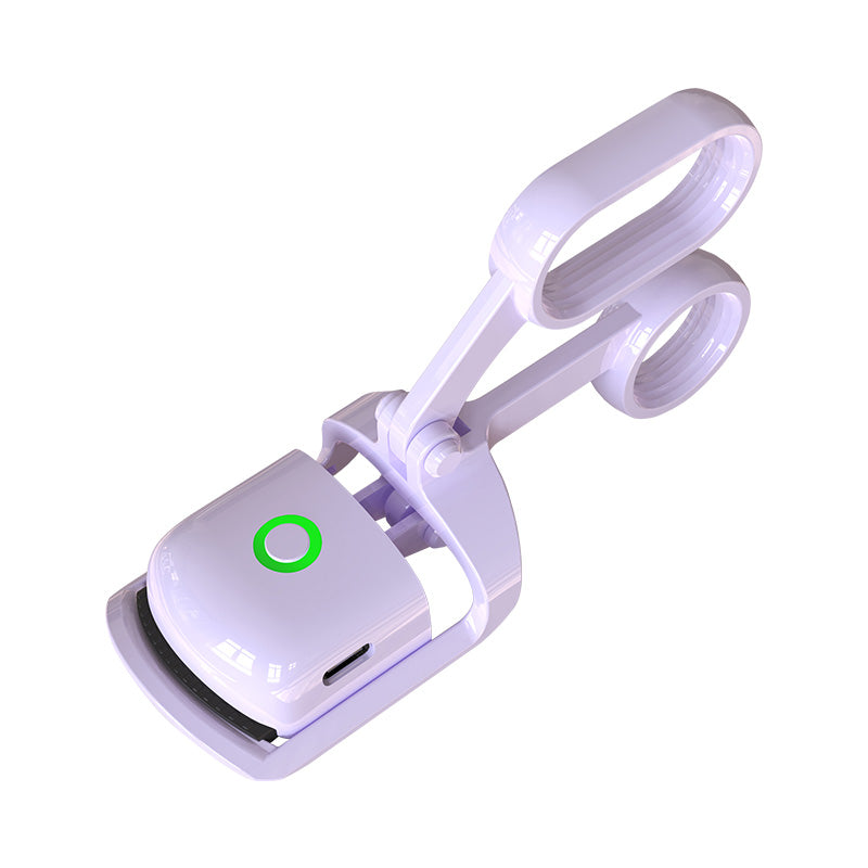 Heated Eyelash Curler for Women - Electric Lash Curler with 10s Fast Heating, Safe Anti-Burn Design, Intelligent Temp Control, Long-Lasting Curls