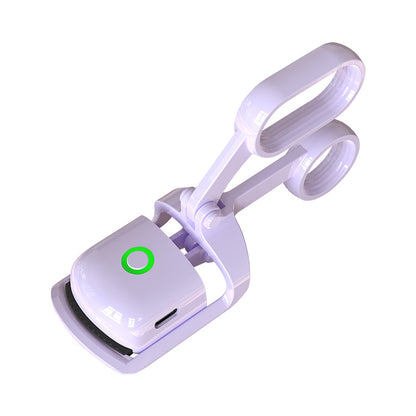 Heated Eyelash Curler for Women - Electric Lash Curler with 10s Fast Heating, Safe Anti-Burn Design, Intelligent Temp Control, Long-Lasting Curls