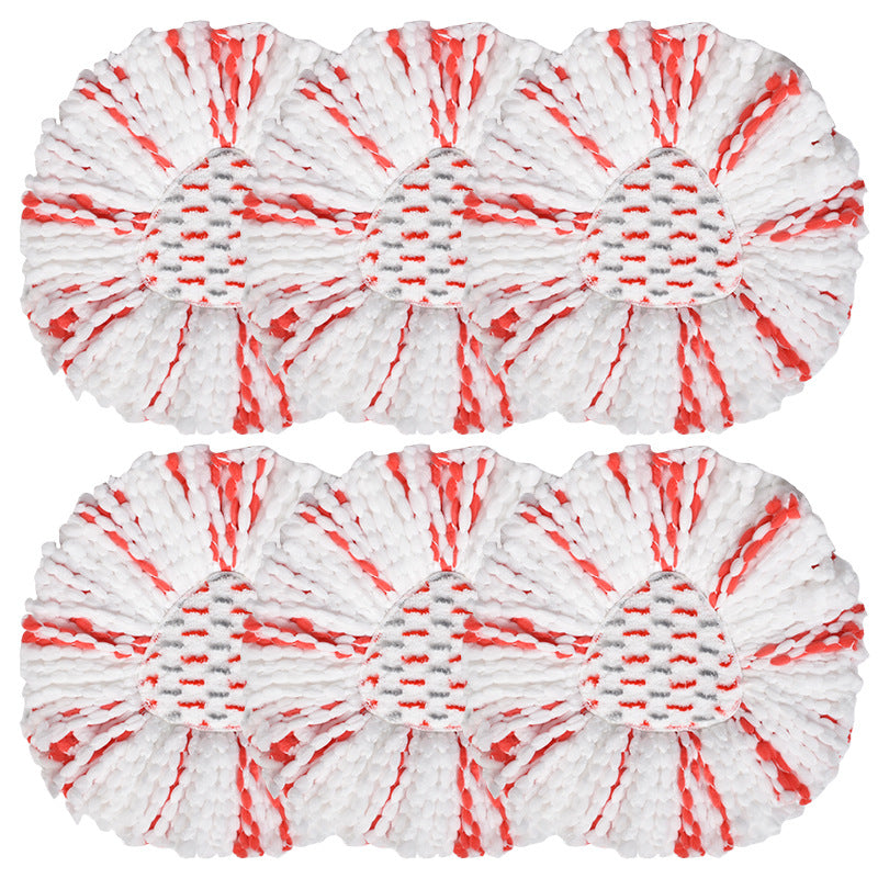 3 Pack Spin Mop Heads Replacements with Scrubbing Pad