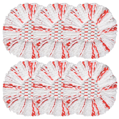 3 Pack Spin Mop Heads Replacements with Scrubbing Pad