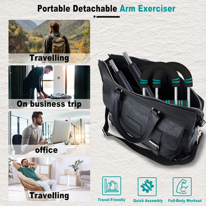 Arm Trainer, Adjustable Chest Workout Equipment, Arm Trainer for Men, Chest Trainer for Men, Shoulder Muscle Training, Portable Spring Resistance Home Fitness Equipment summerwins summerwins