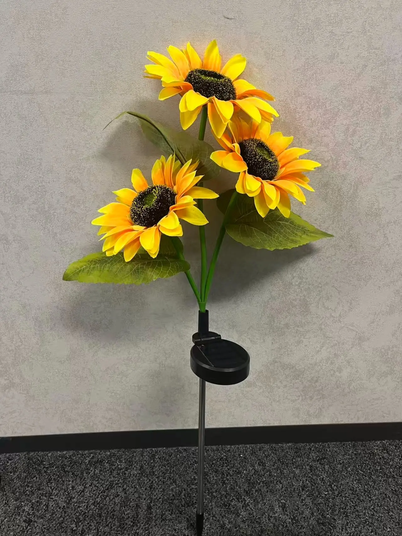 Solar Powered LED Sunflower Garden Lights Set of 2/4/6 Pieces
