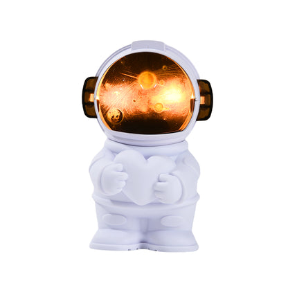 Astronaut Humidifier USB Powered, Silent Air Humidifier Mist Output for Bedroom Office Desk, Cute Space Design
