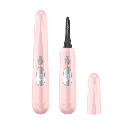 Heated Eyelash Curler for Women - 10s Fast Heating, 4 Adjustable Temp (131℉ - 185℉), LED Display, 24H Long-Lasting Curling Eye Lash Curler, Ergonomic Design, Travel-Friendly Makeup Tool Gift