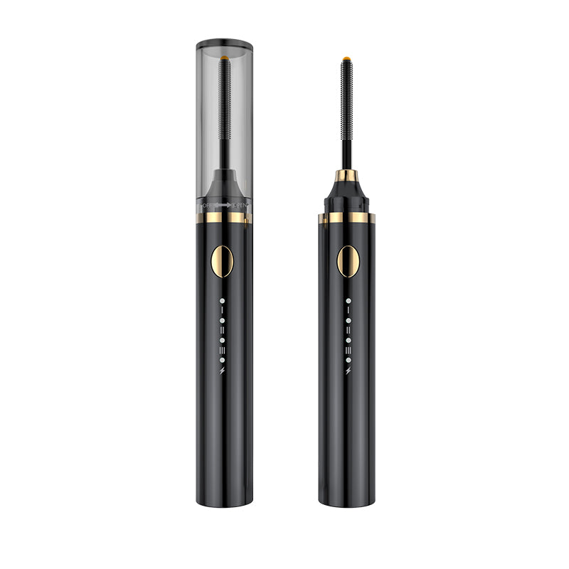 Electric Heated Eyelash Curler with 3 Temperature Settings, 360° Spiral Brush Head, Quick Heat-Up, Long-Lasting Curl, Protective Jacket Included
