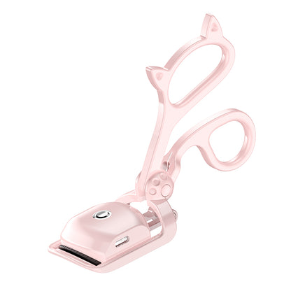 Type C Interface Arc Design Heated Eyelash Curler 3 Gears with USB Charging Cable for Girls for Home
